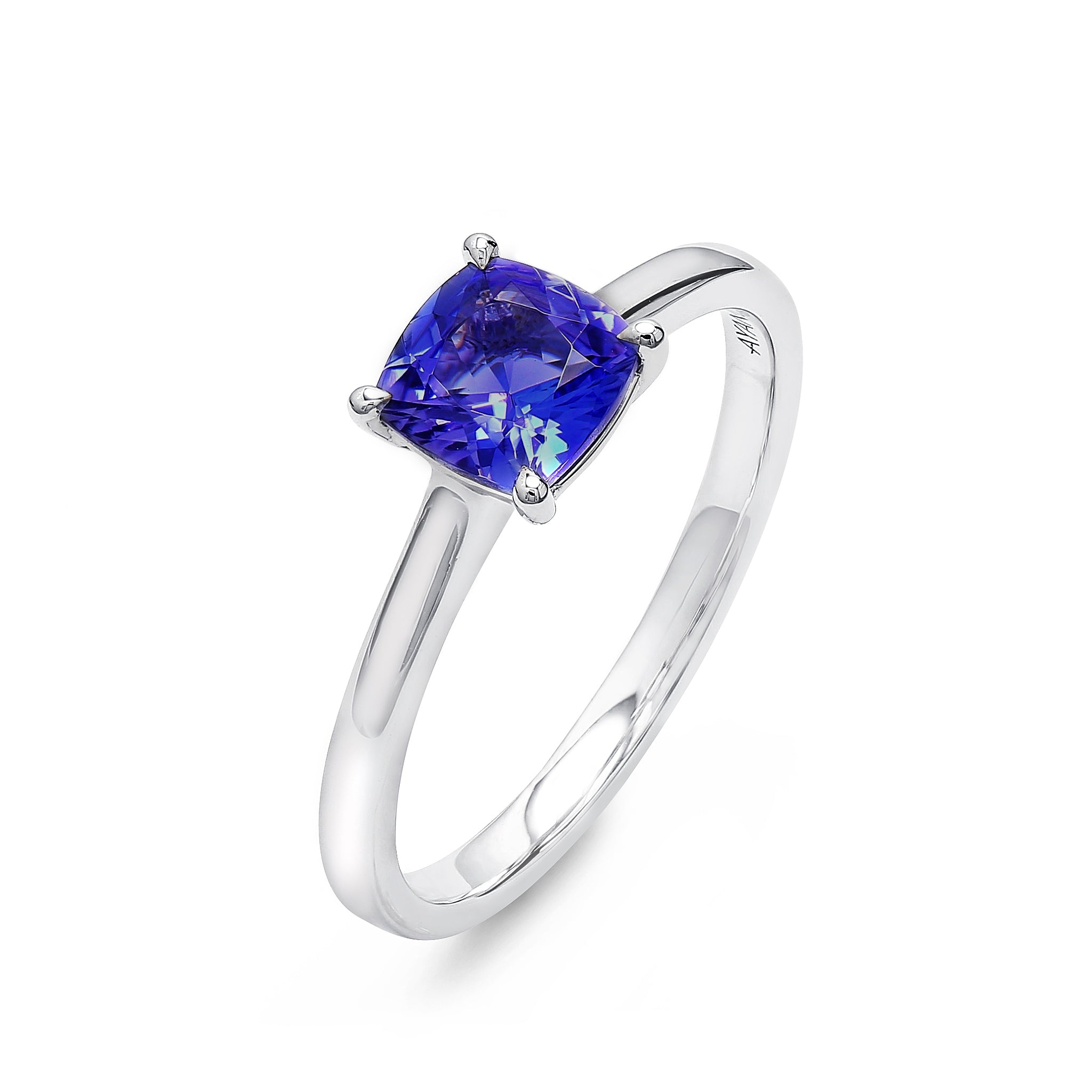 Tanzanite square 2025 cut rings