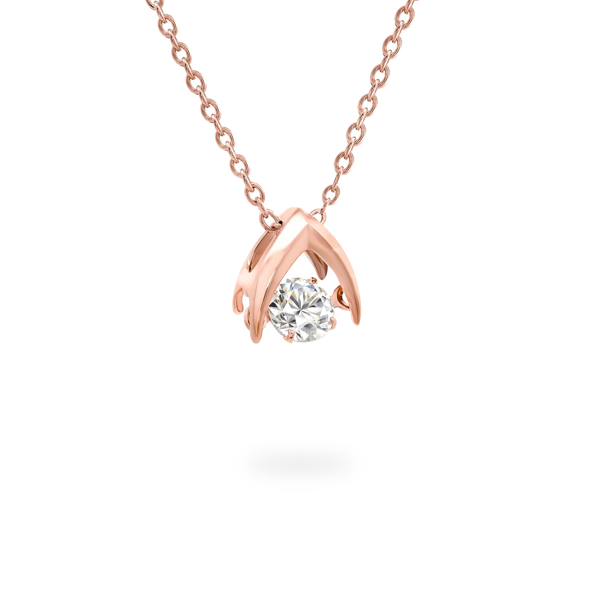 Dancing Diamond Pendant