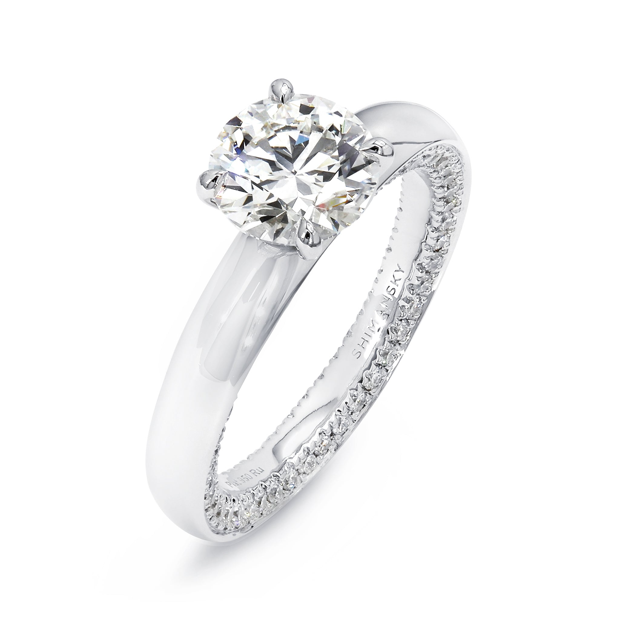 Circle of Love Diamond Engagement Ring