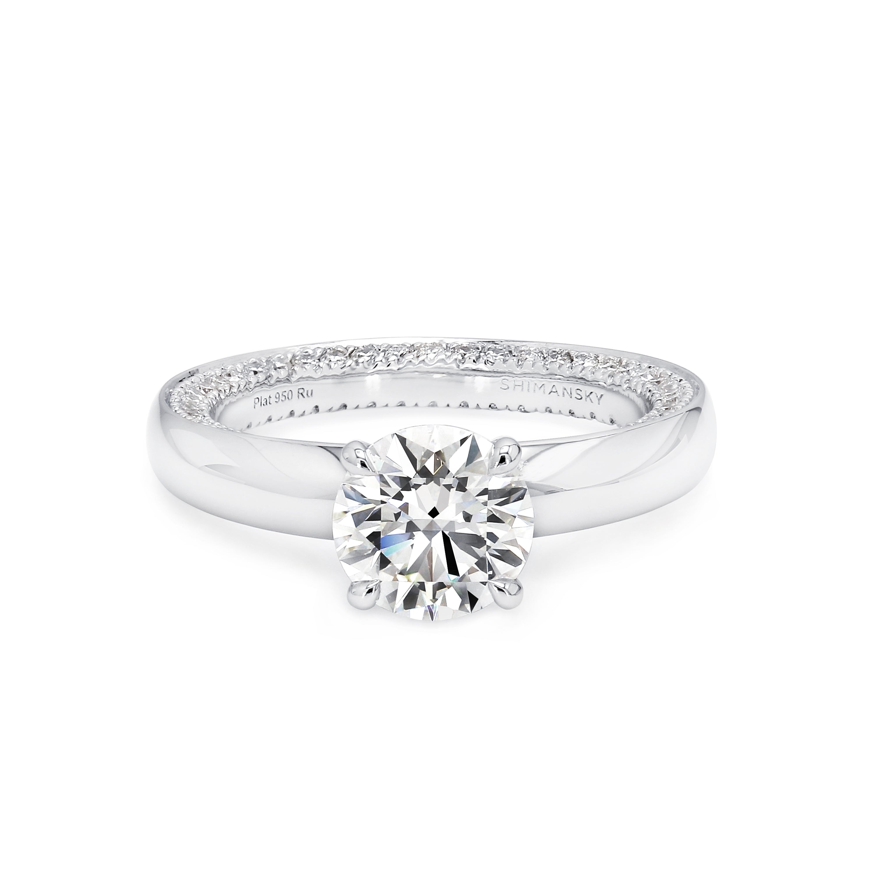 Circle of Love Diamond Engagement Ring