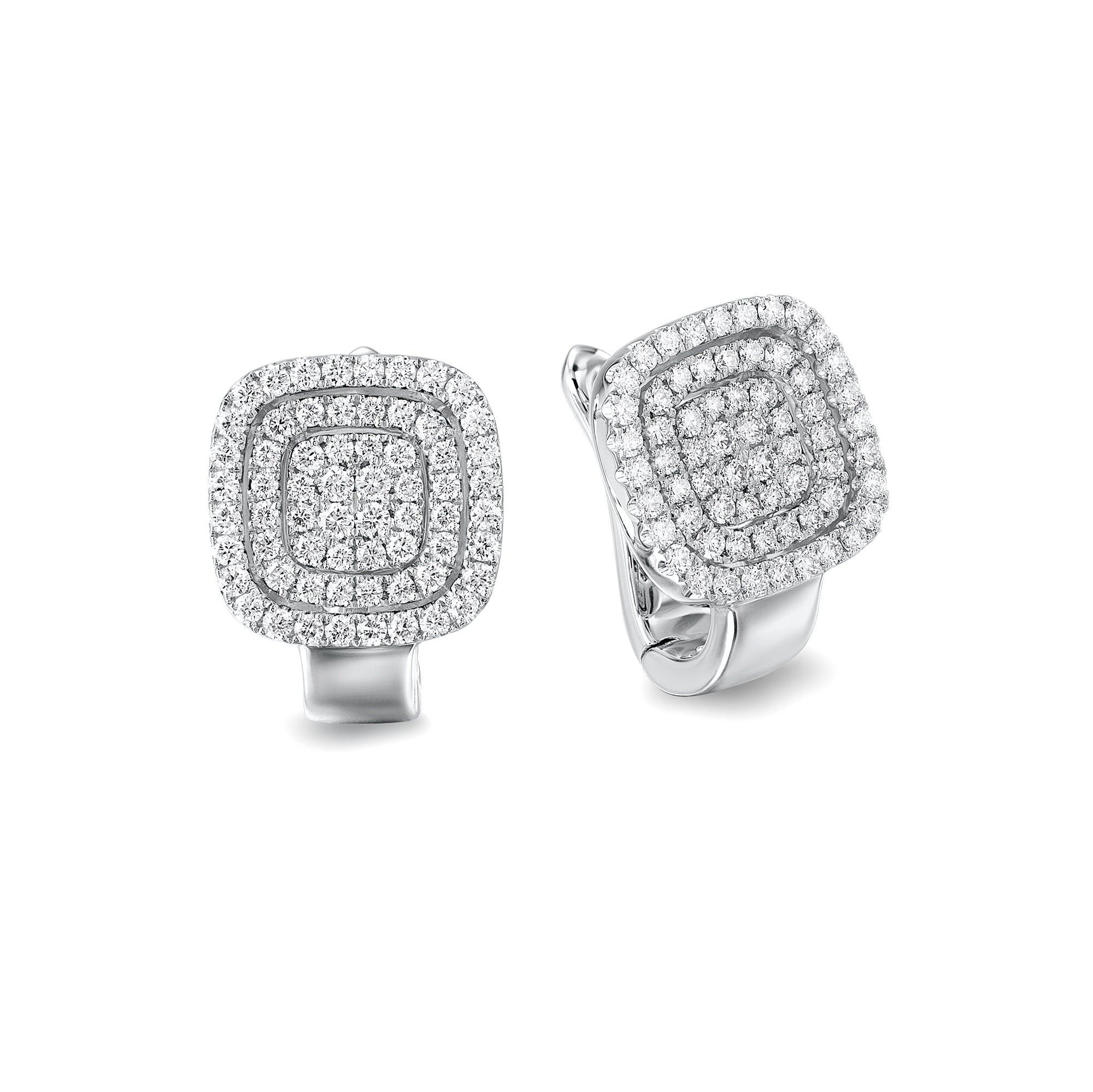 Starlight Diamond Cushion Earrings