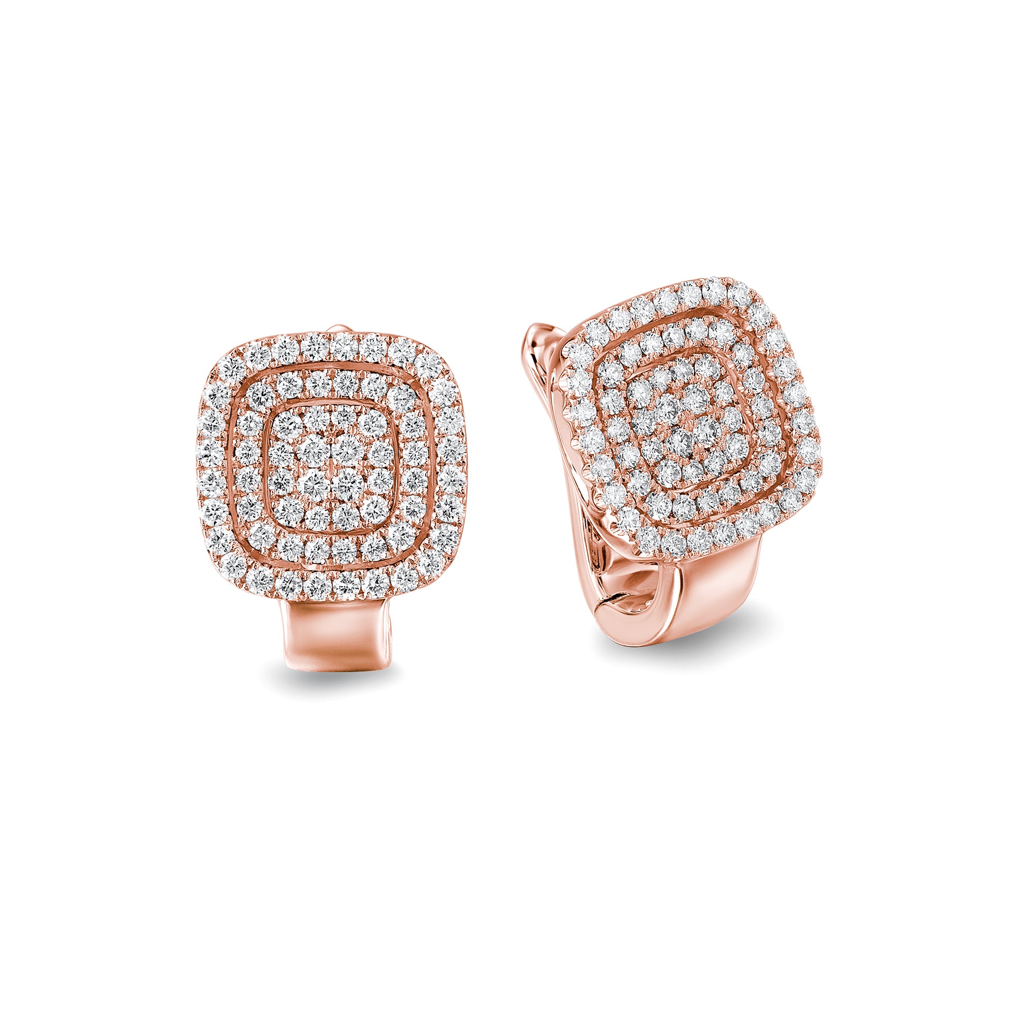 Starlight Diamond Cushion Earrings