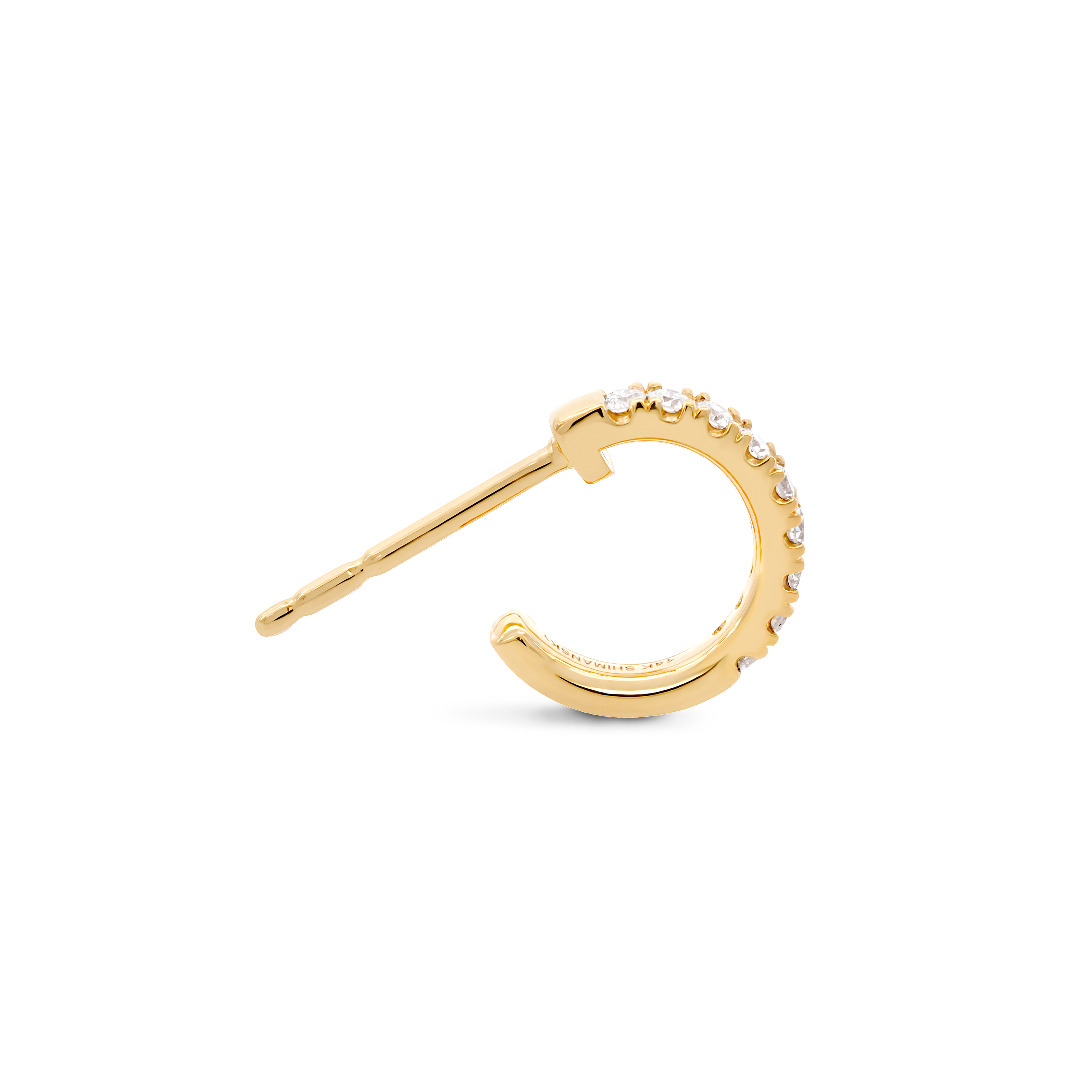 Microset Diamond Hoops