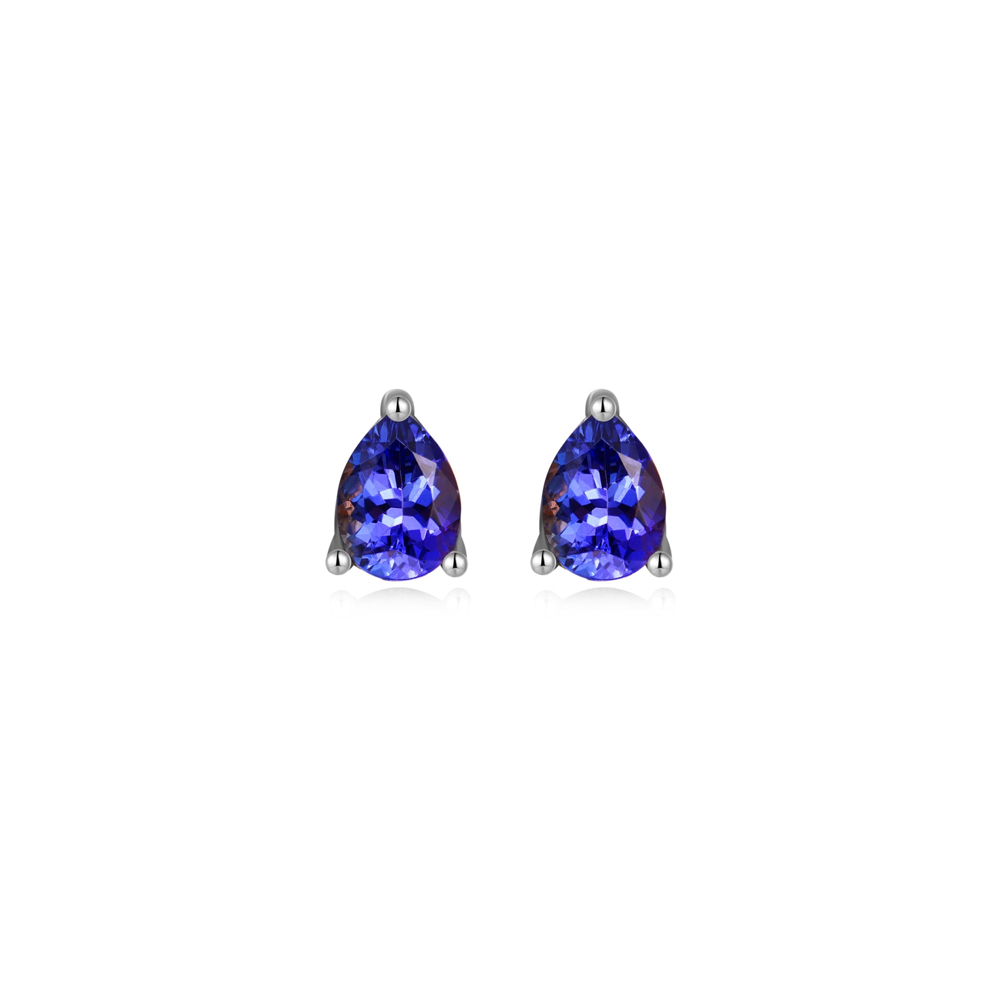 Tanzanite Solitaire Earrings