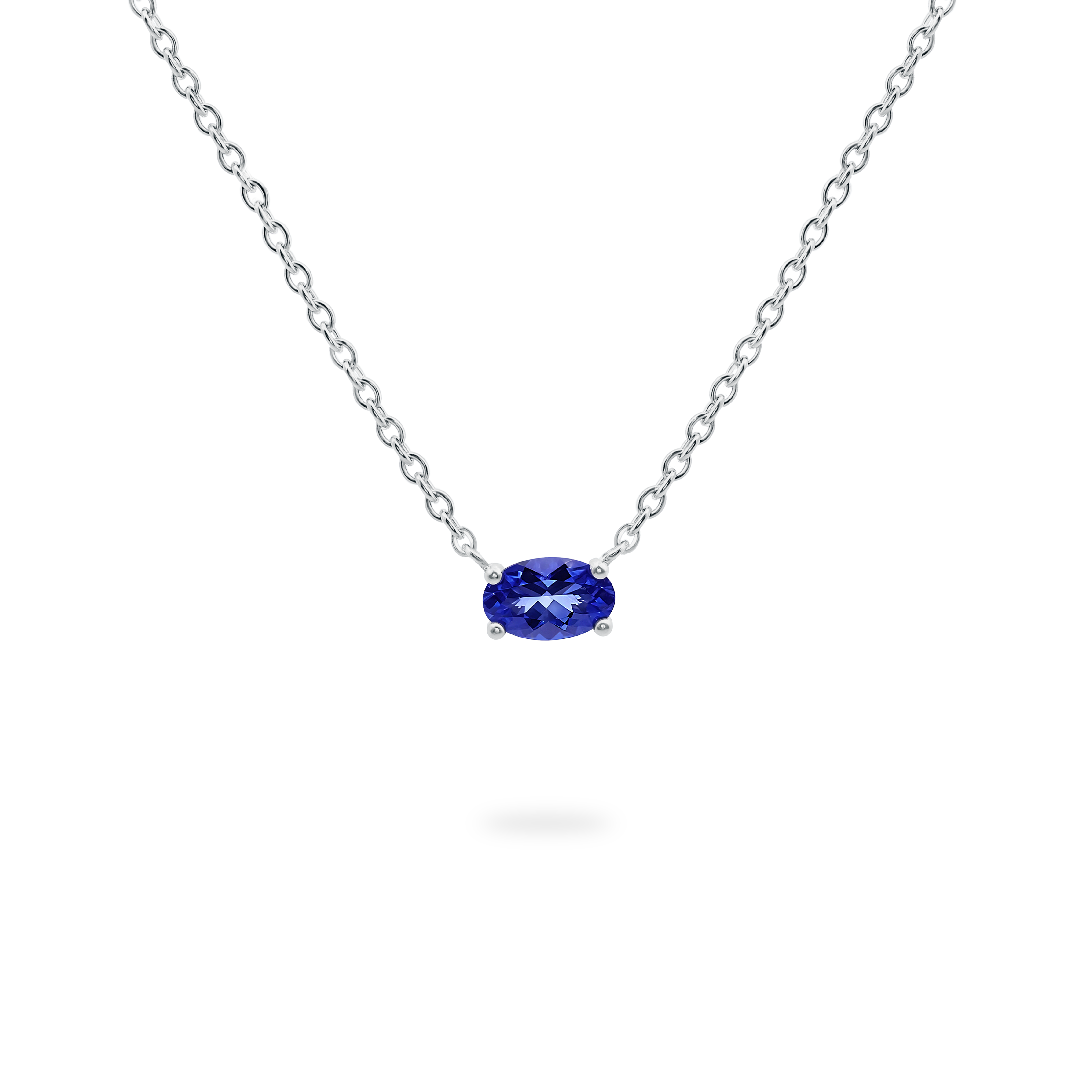 Tanzanite Solitaire Neckclace