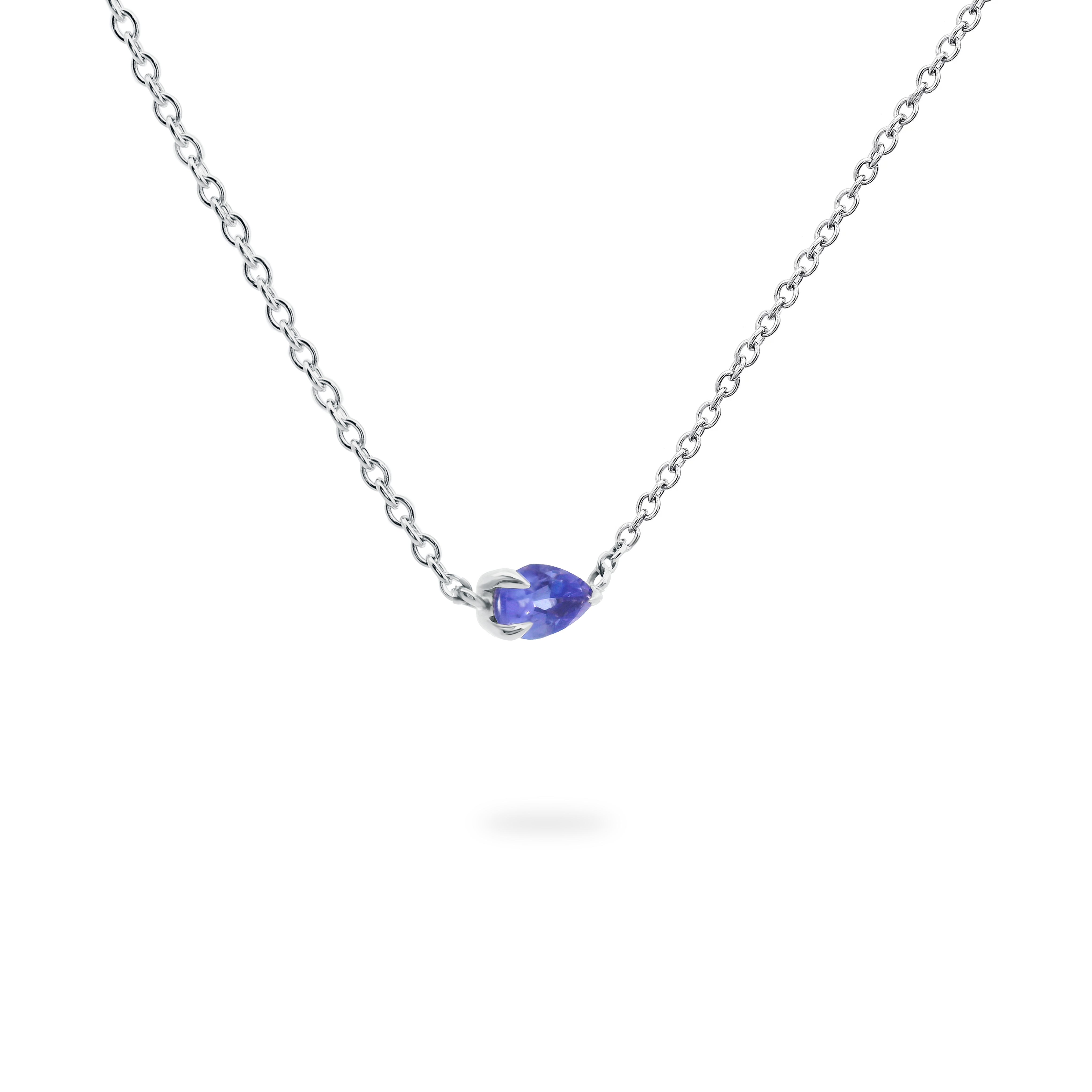 Tanzanite Solitaire Necklace