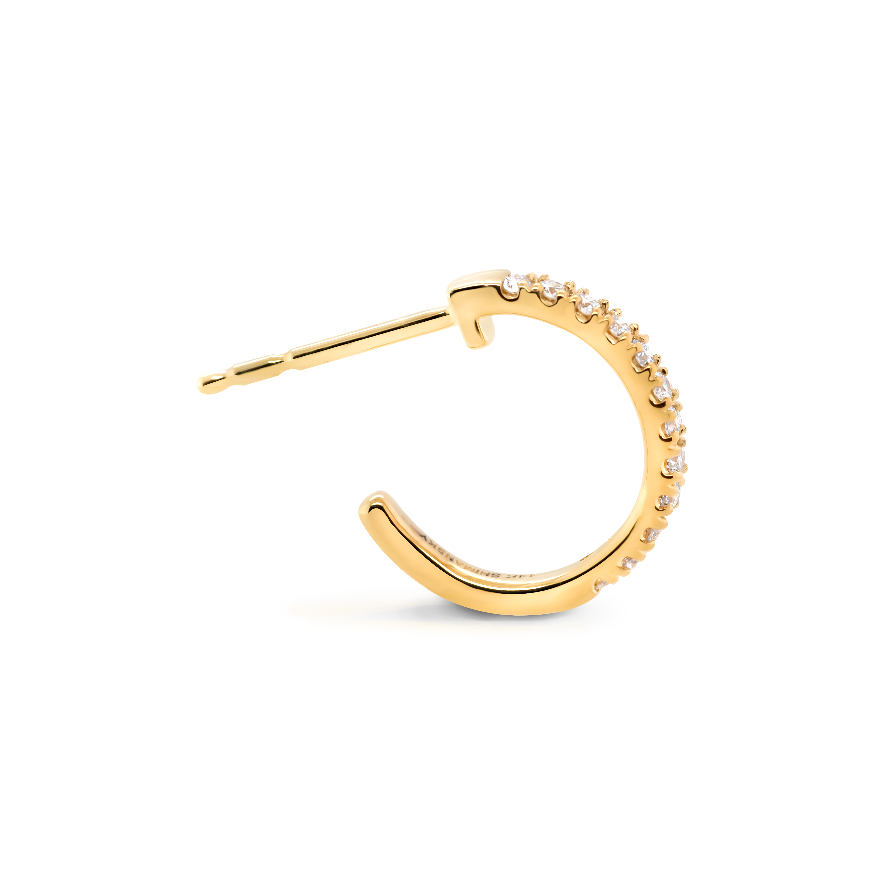 Microset Diamond Hoops