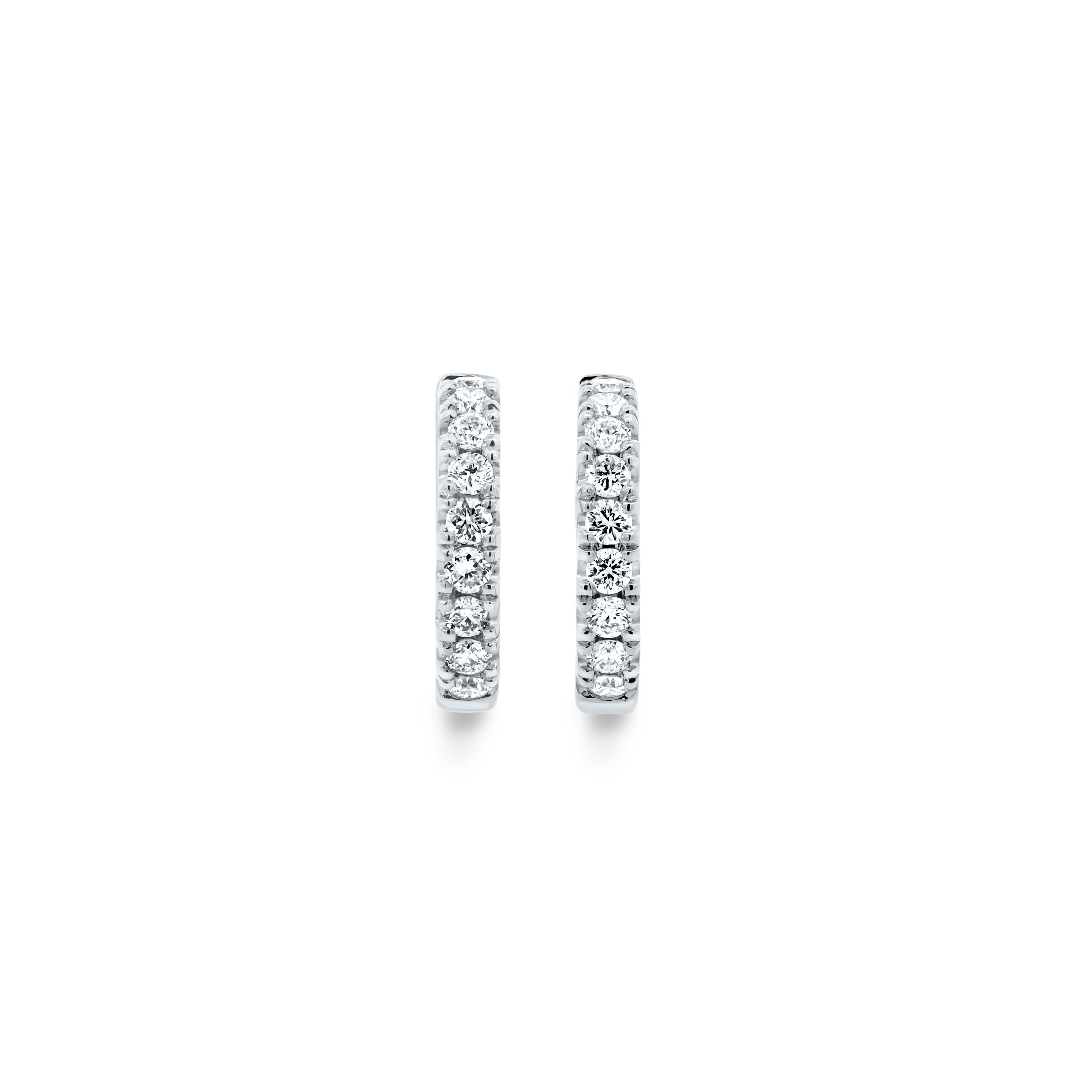 Microset Diamond Hoops