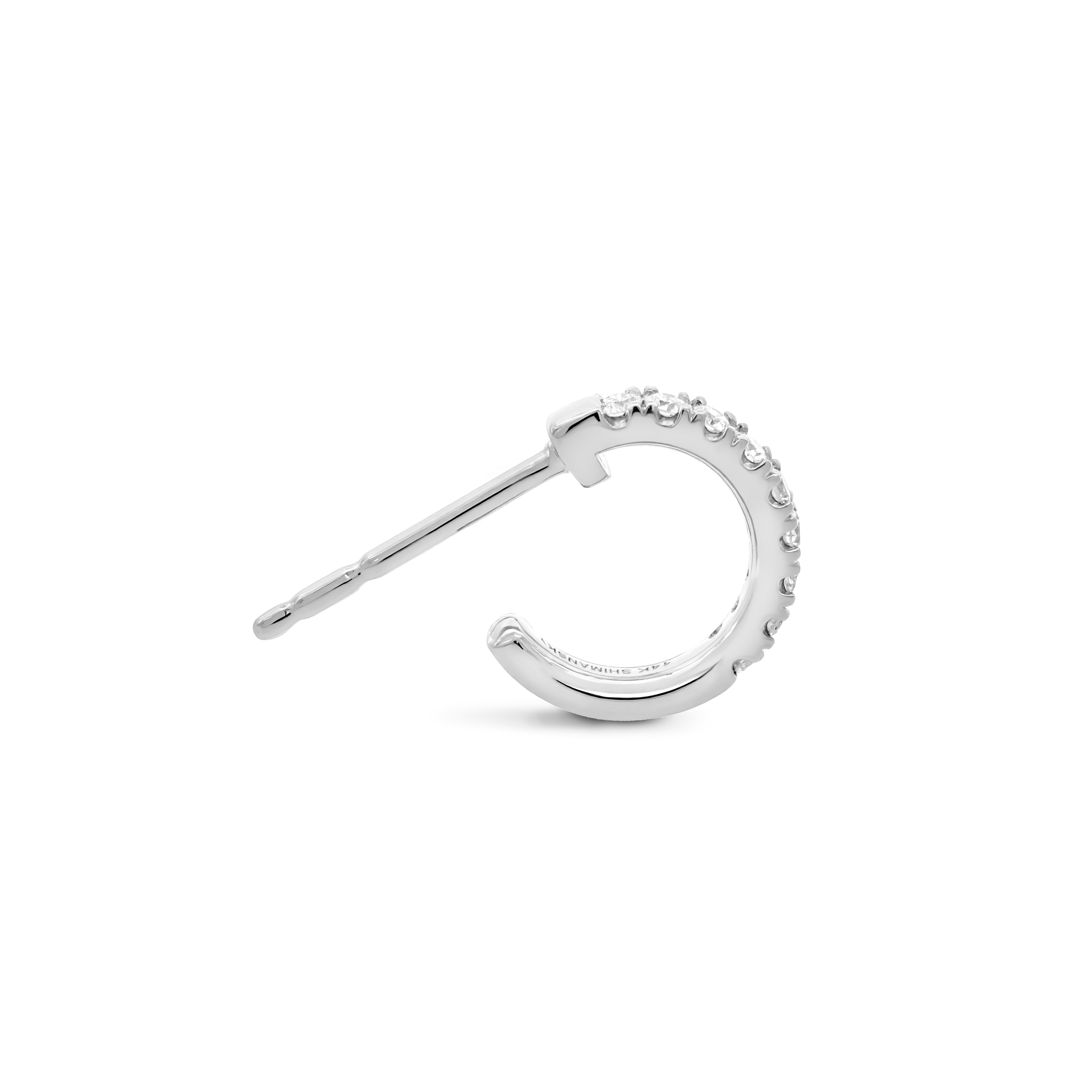 Microset Diamond Hoops