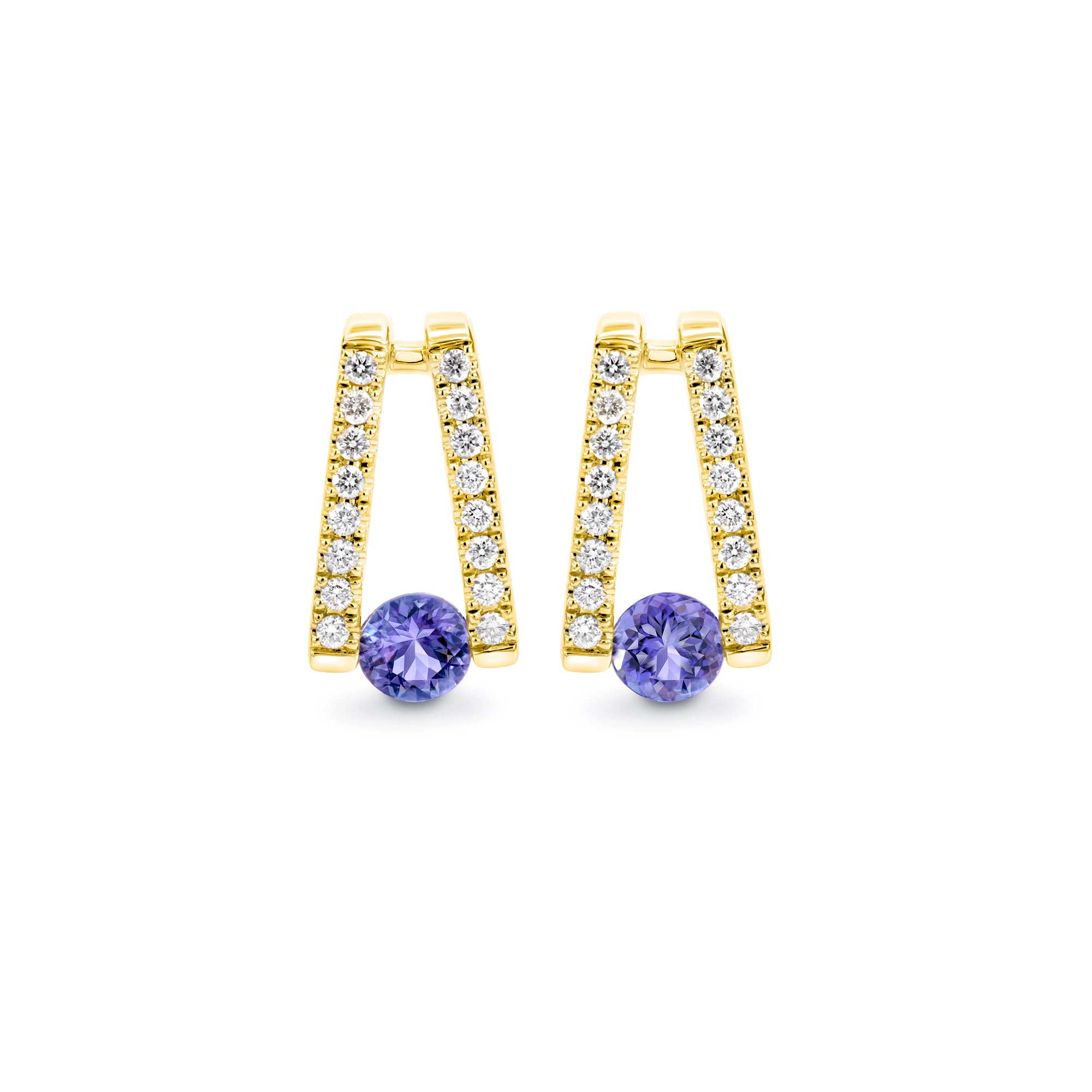 Millennium Iconic Tanzanite Microset Earrings