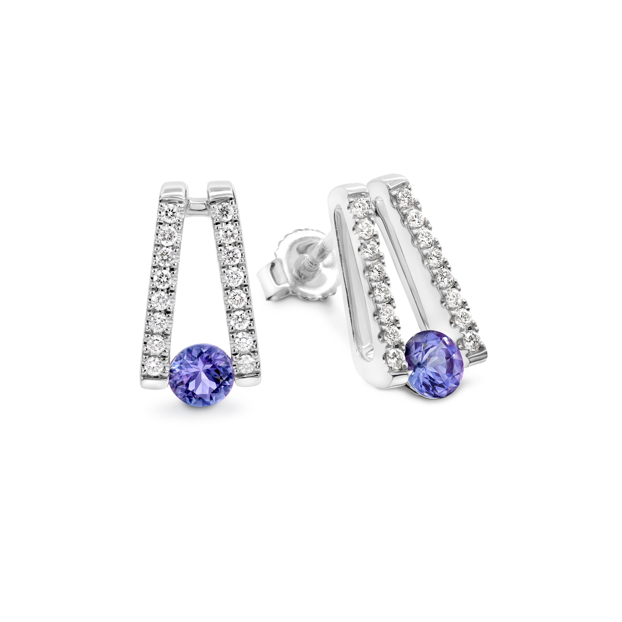 Millennium Iconic Tanzanite Microset Earrings