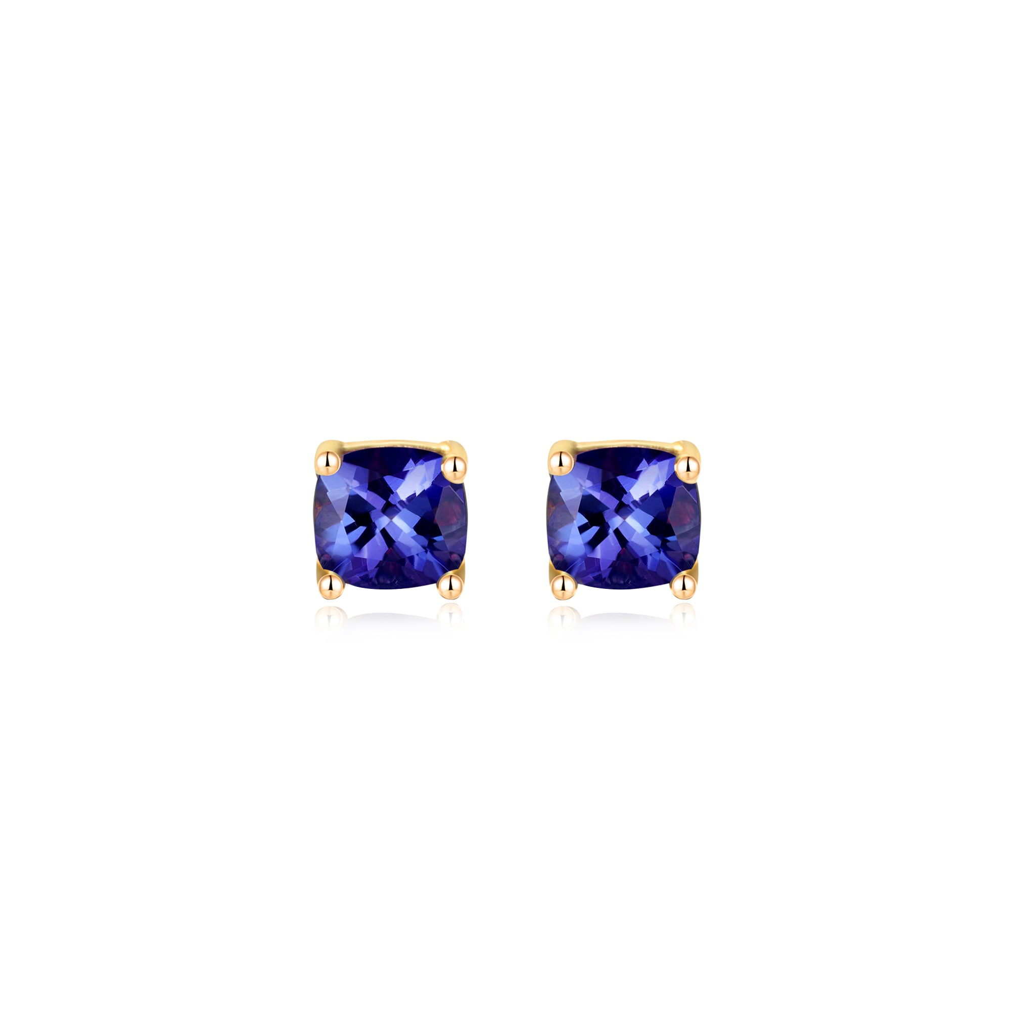 Tanzanite Solitaire Earrings