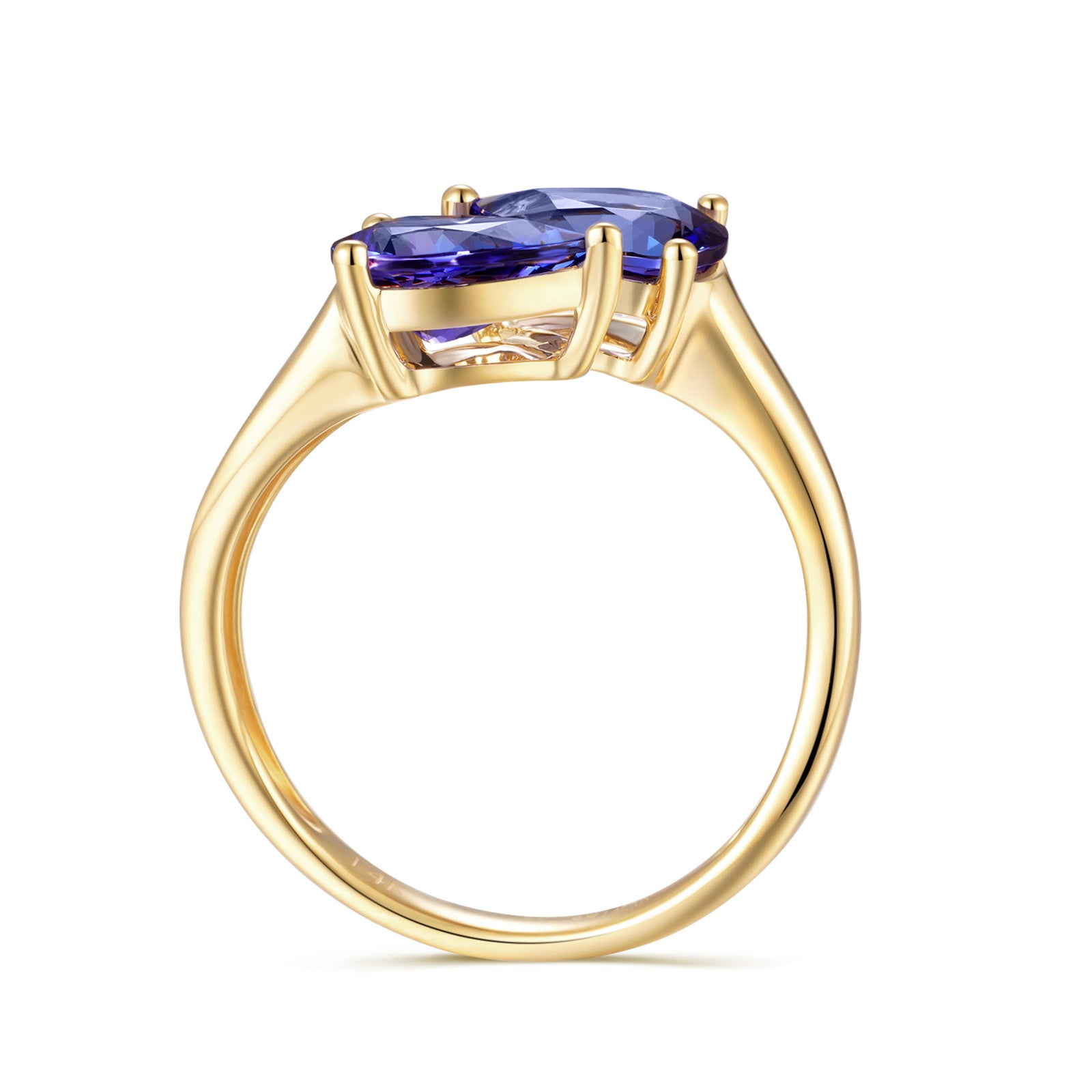 Toi et Moi Tanzanite Ring