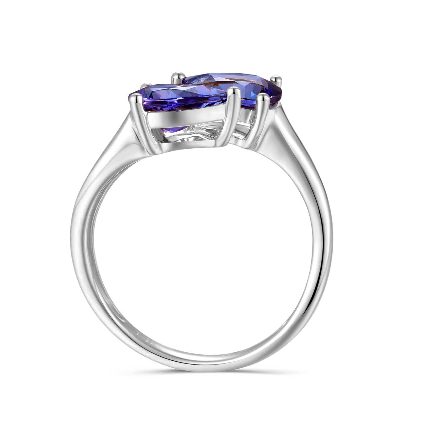 Toi et Moi Tanzanite Ring