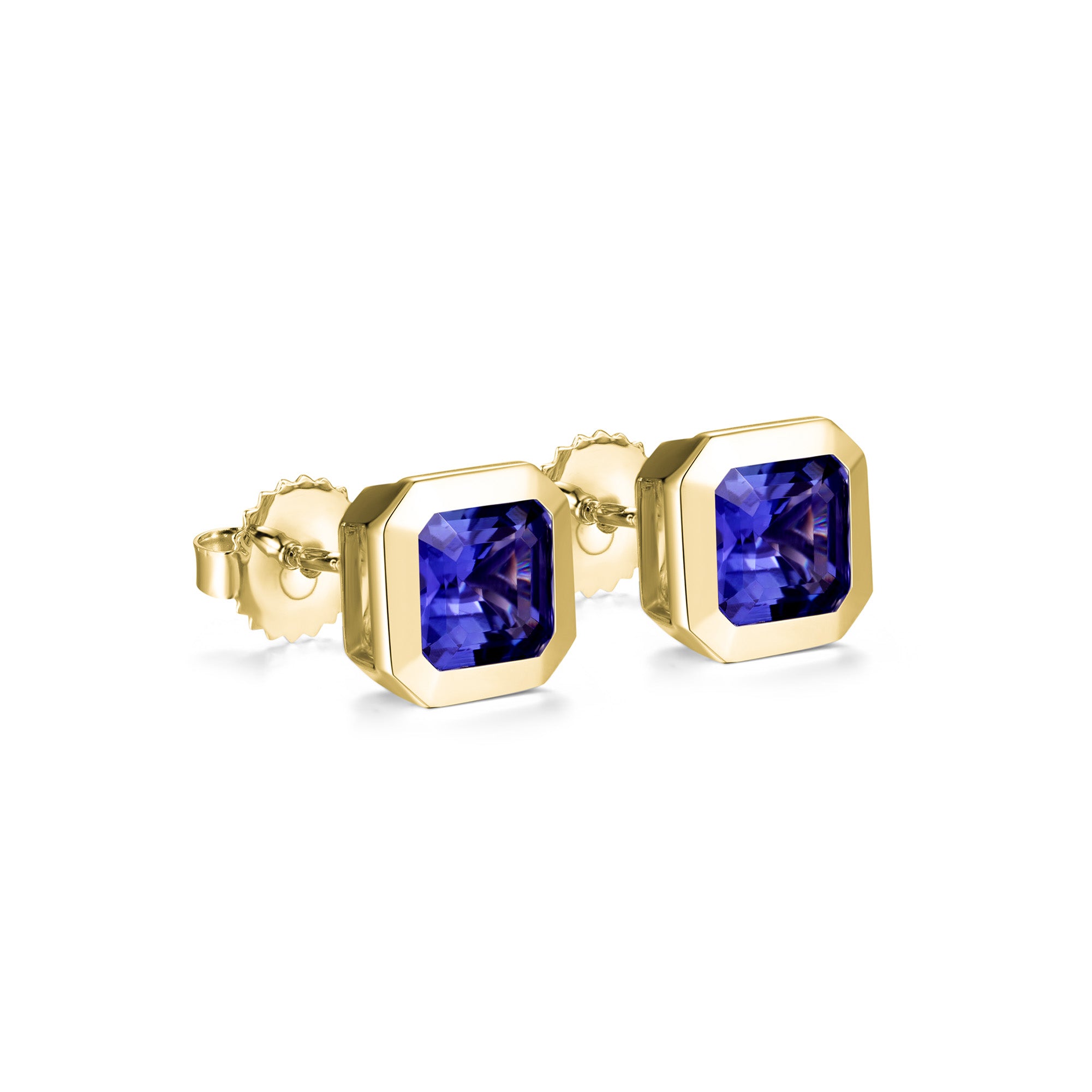 Tanzanite Solitaire Earrings