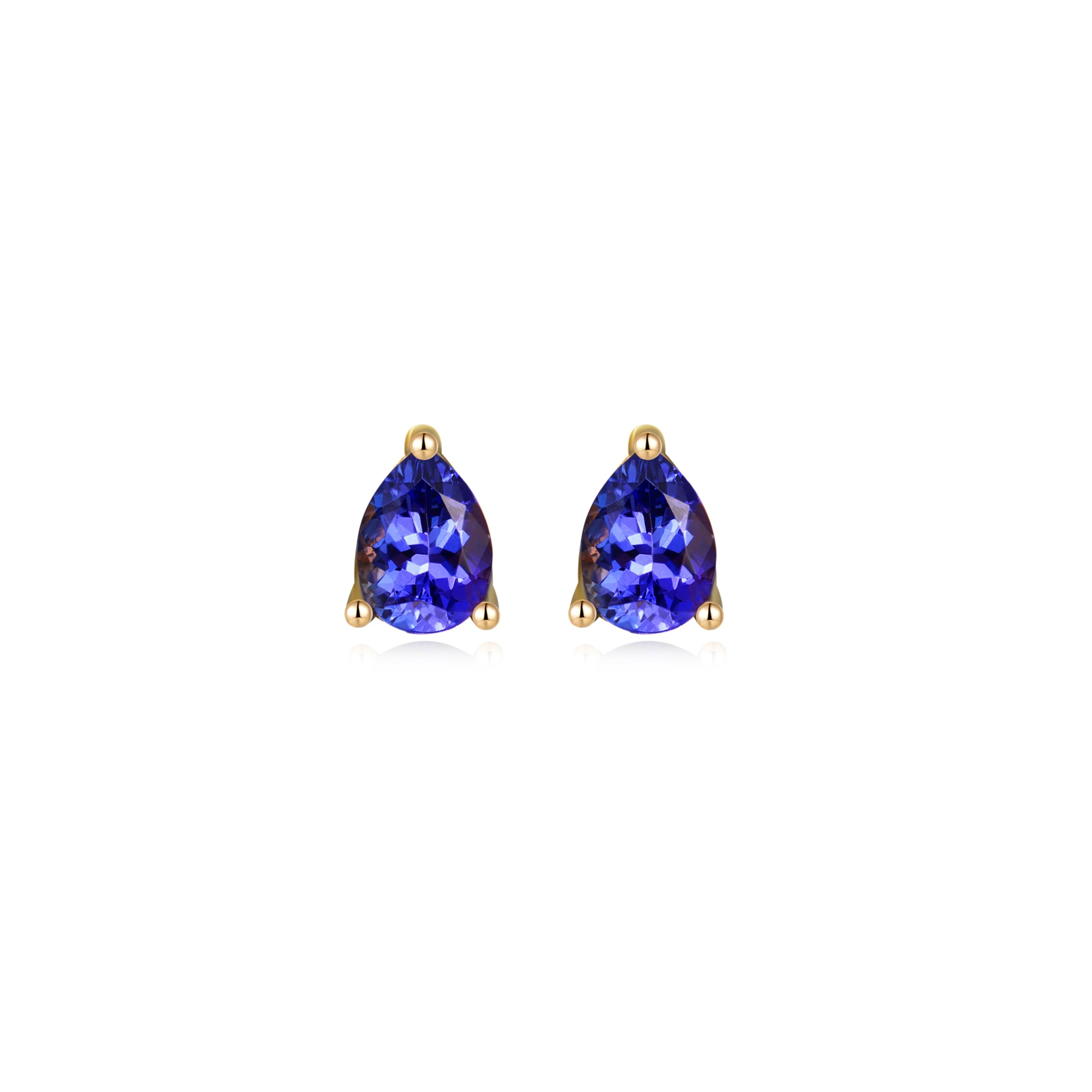 Tanzanite Solitaire Earrings