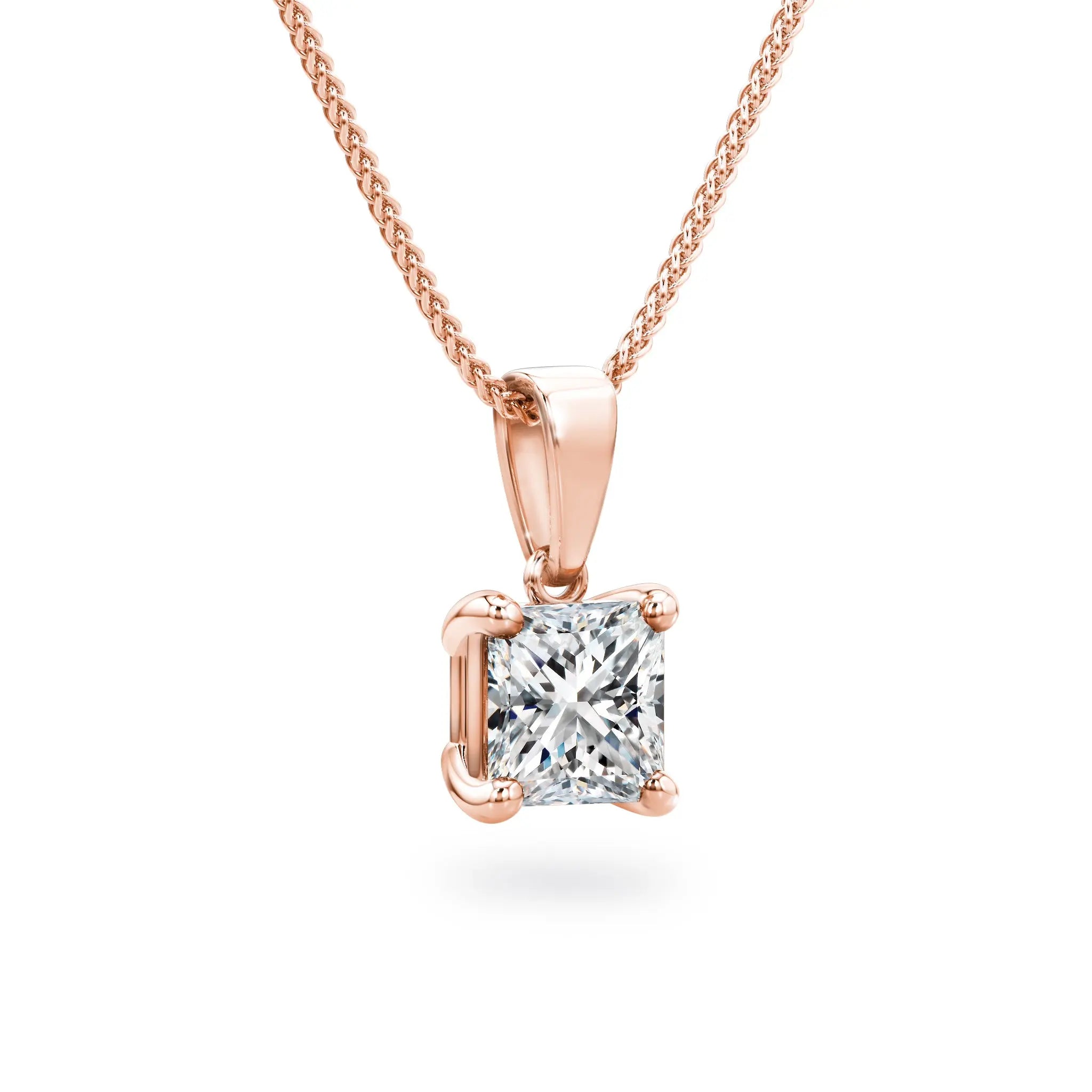  SHIMANSKY.CO.ZA -  My Girl Diamond Pendant - 18K Rose Gold - 3D View 