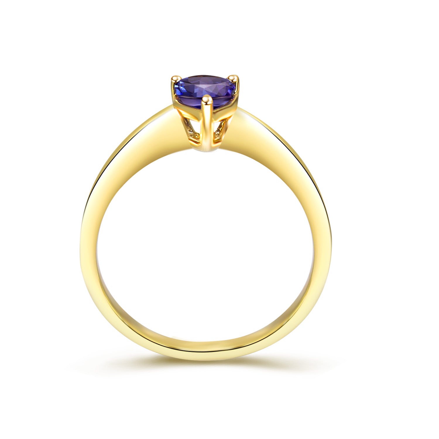 Tanzanite Pear Shape Solitaire ring