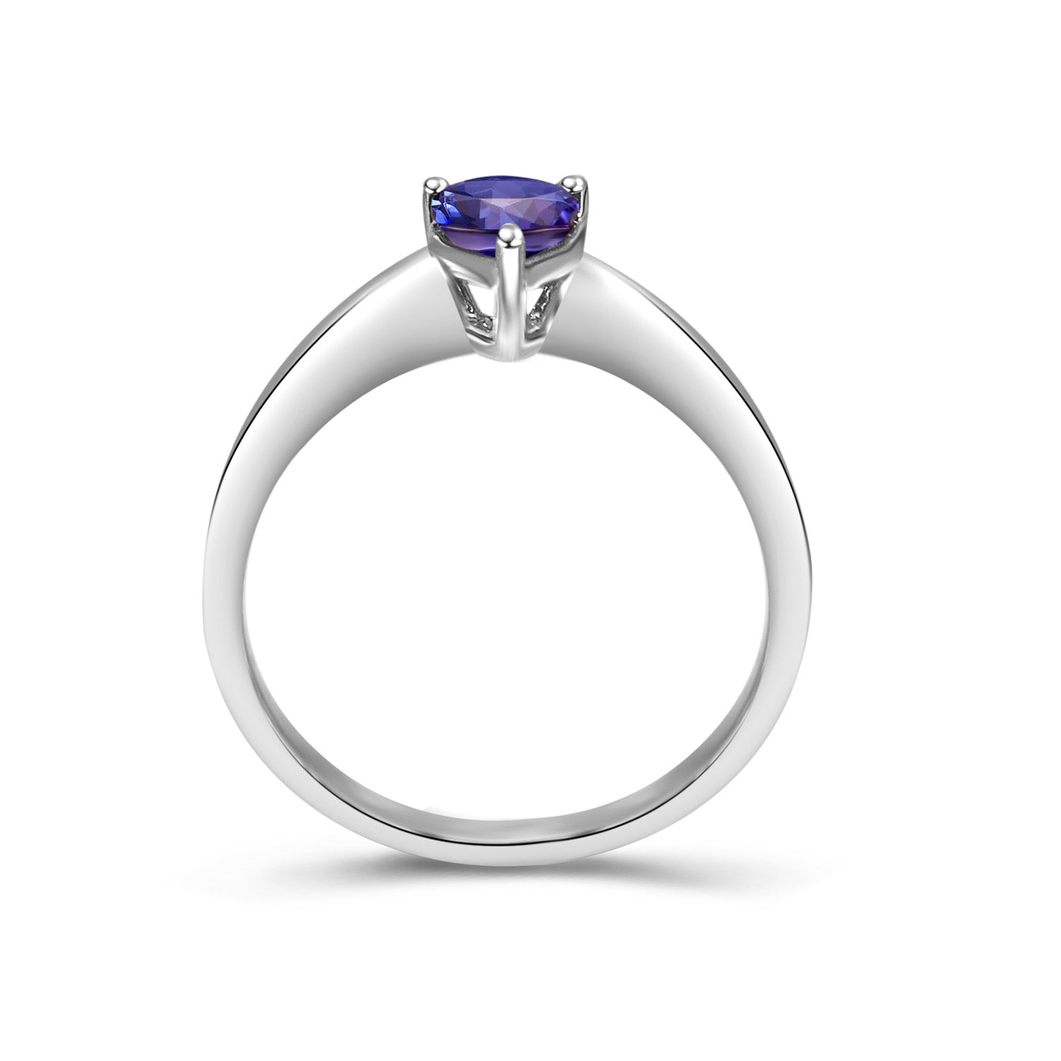 Tanzanite Pear Shape Solitaire ring