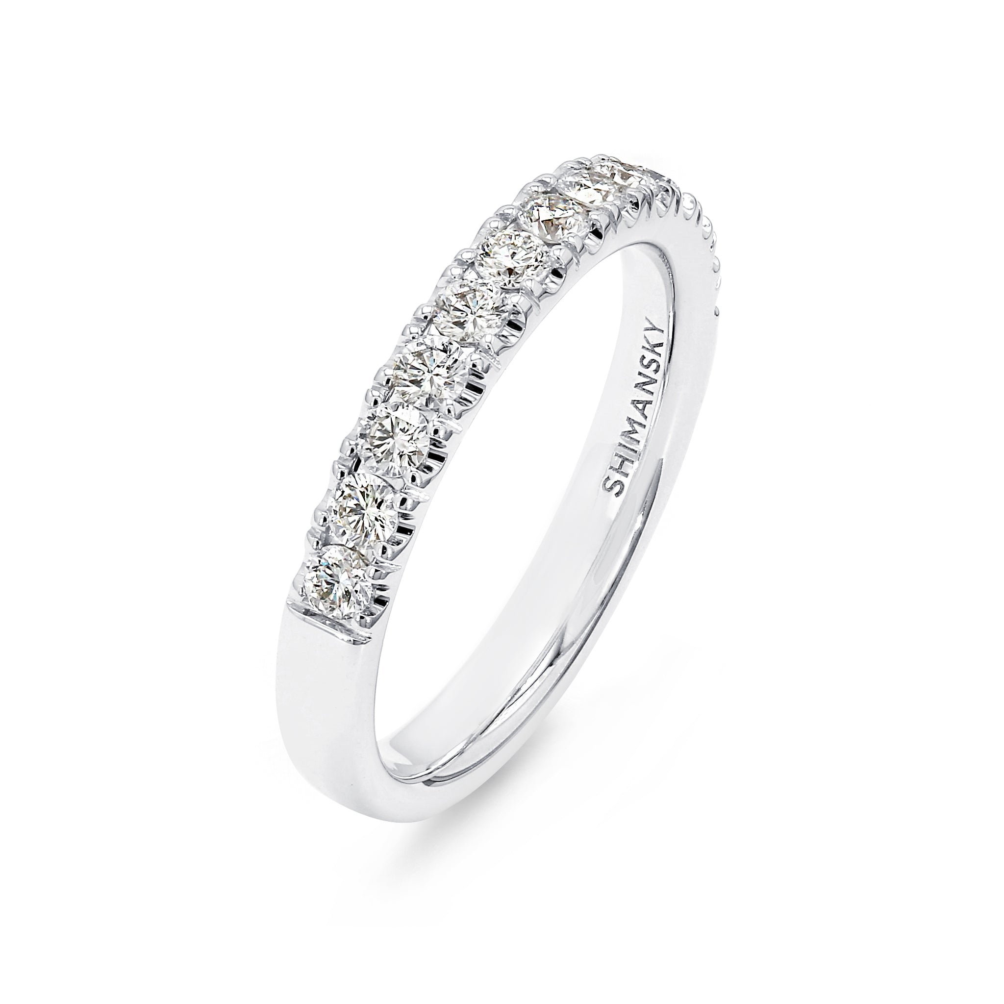 Micro Prong Eternity Ring