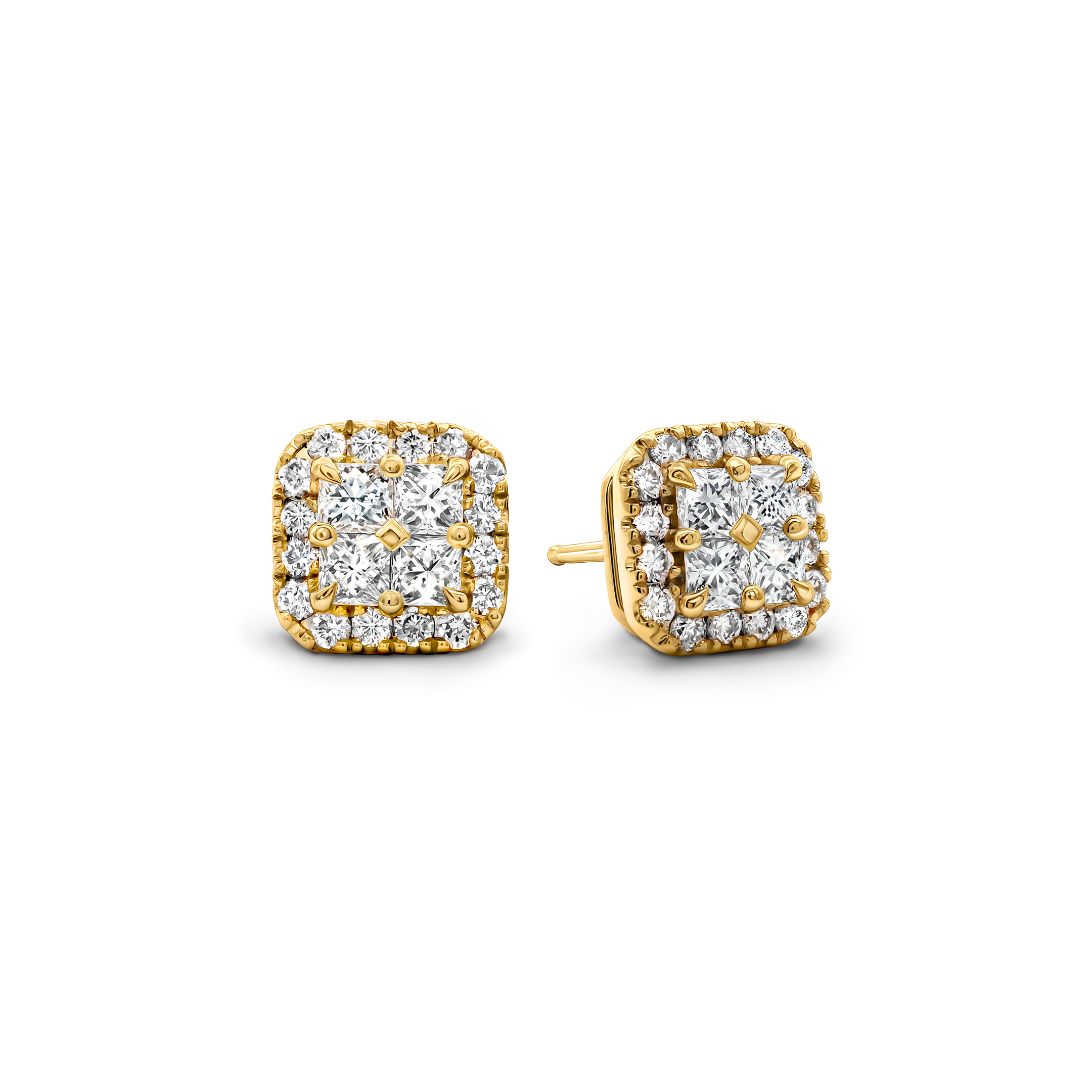 My Girl Diamond Mosaic Earrings