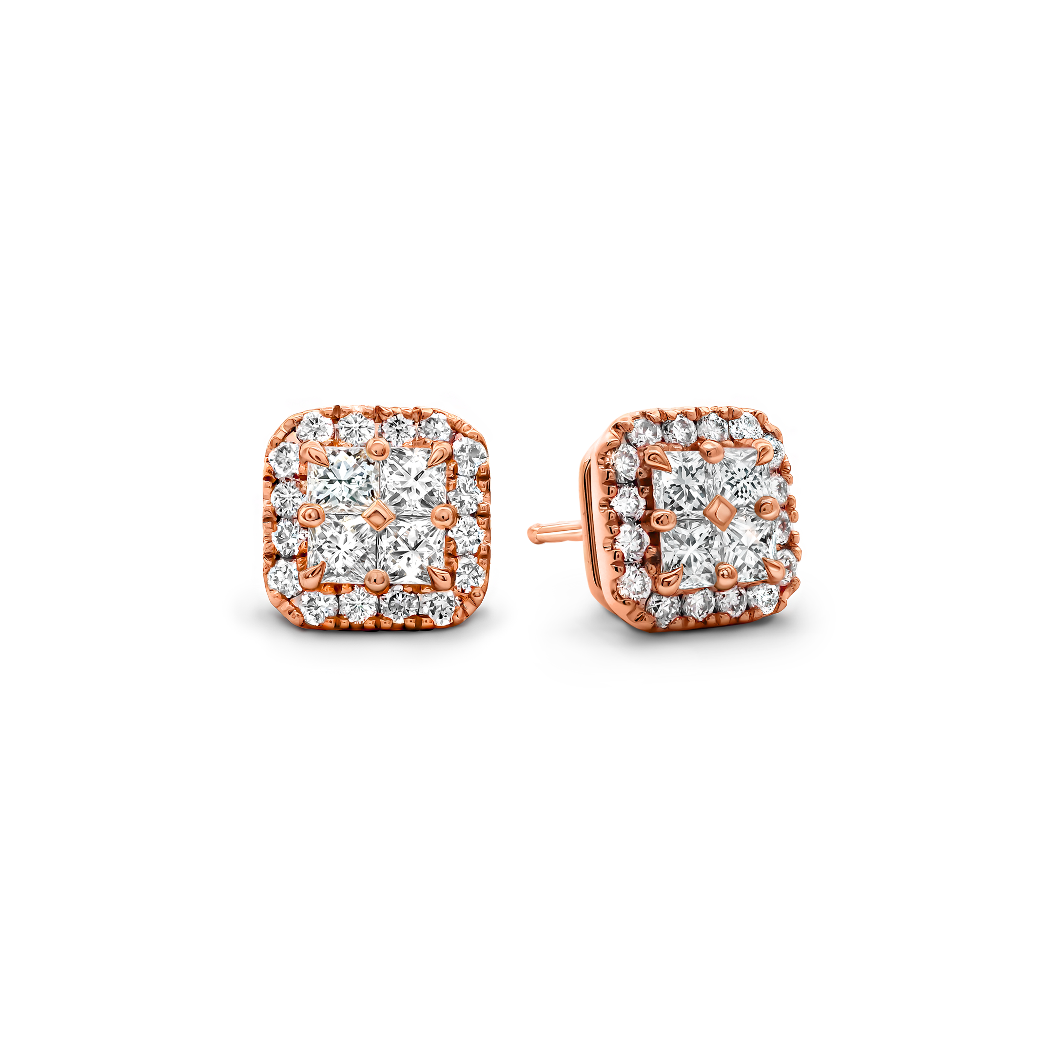 My Girl Diamond Mosaic Earrings