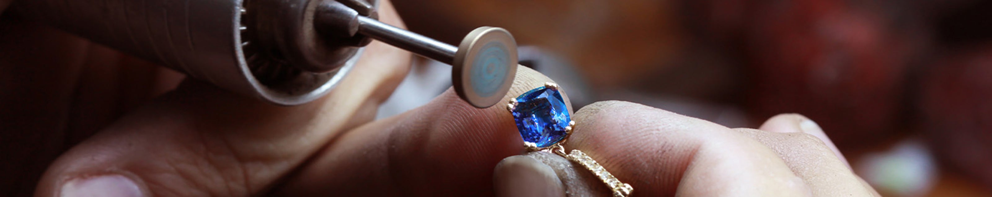 Polished tanzanite deals