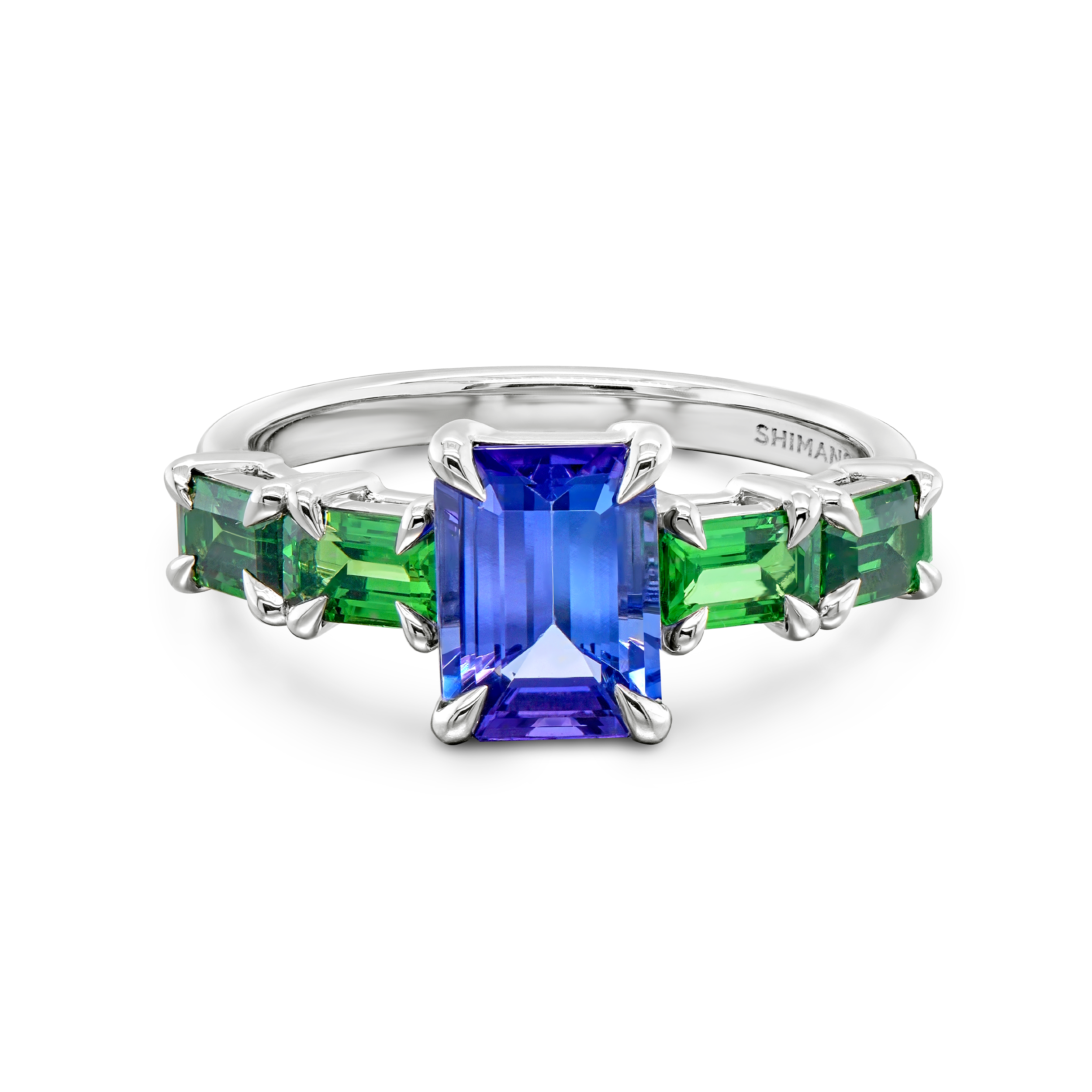 Tanzanite & Tsavorite Dress Ring